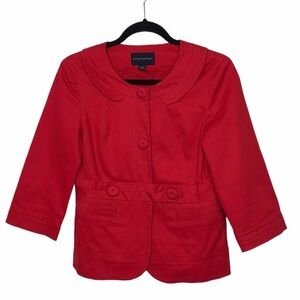Banana Republic Factory Red Blazer Jacket